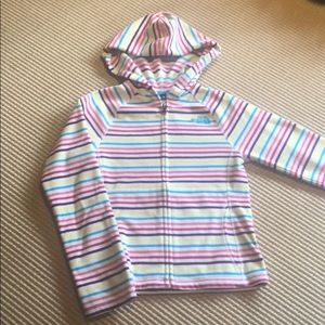 EUC North Face lightweight fleece girls Sz 7/8